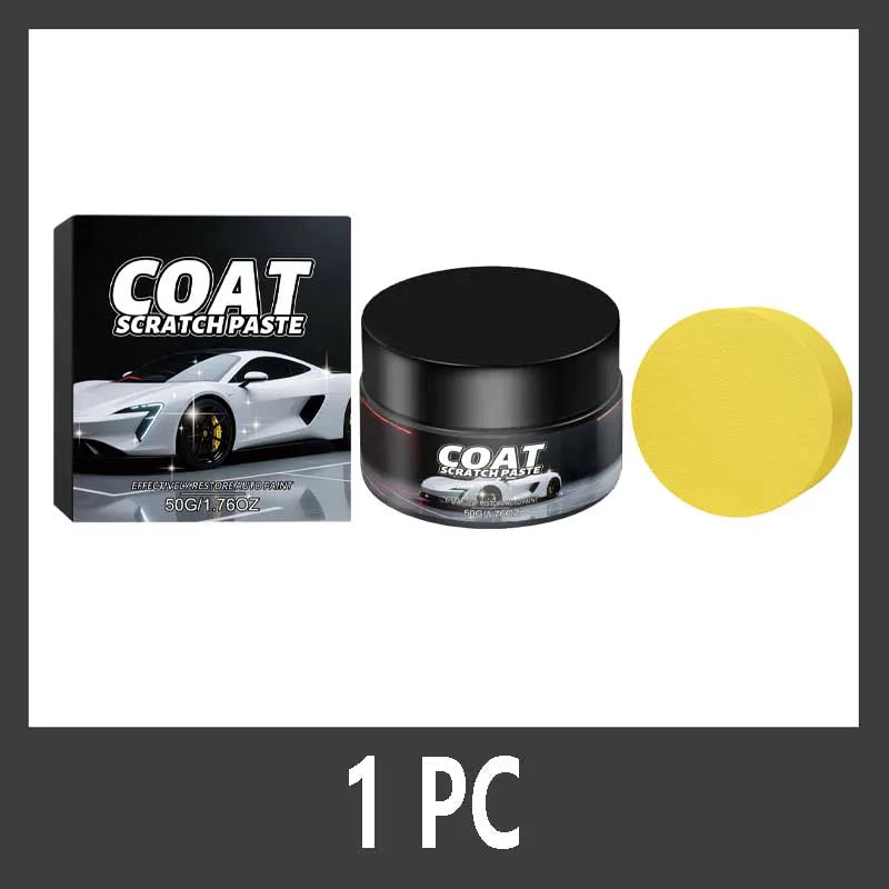 Car Scratch Repair Wax 50g - Universal Paint Swirl Remover & Exterior Polishing Paste