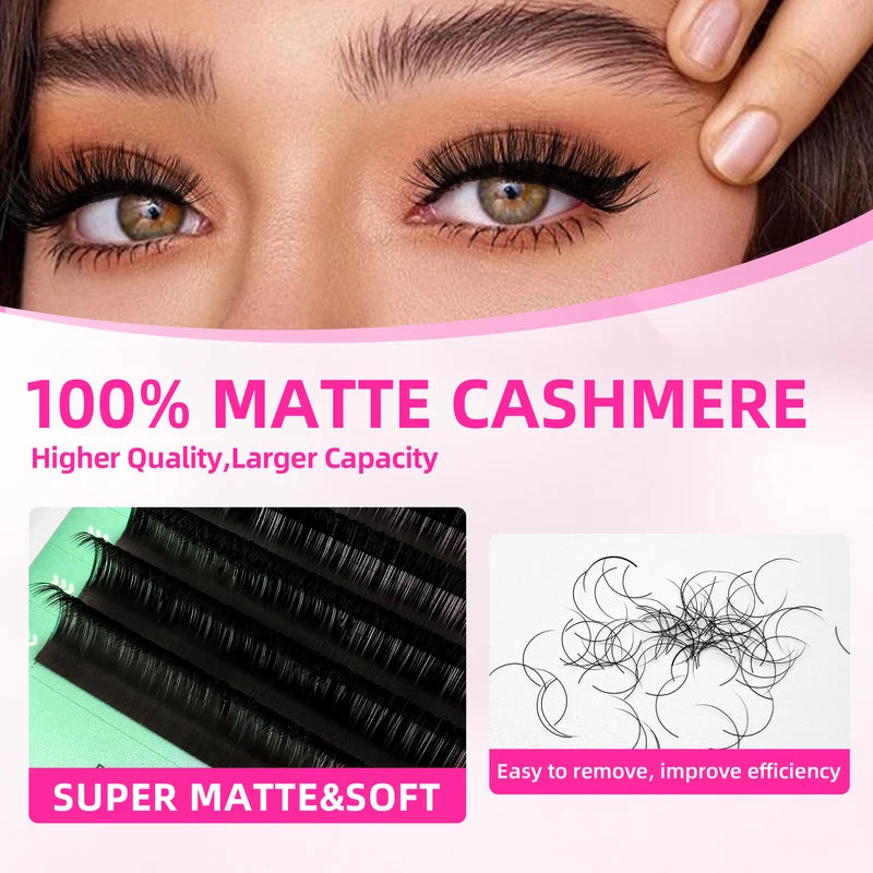 False Eyelash Extensions Classic Silk Mink Lashes - Volume & Natural Styles