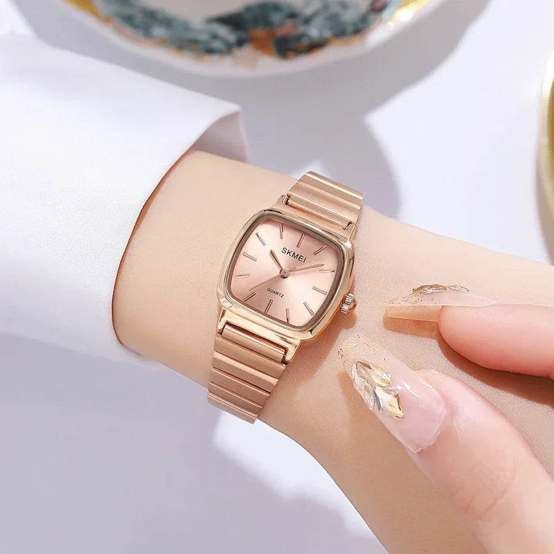 Women’s Quartz Wristwatch Waterproof Luxury Business Steel Watch - Multiple Colors