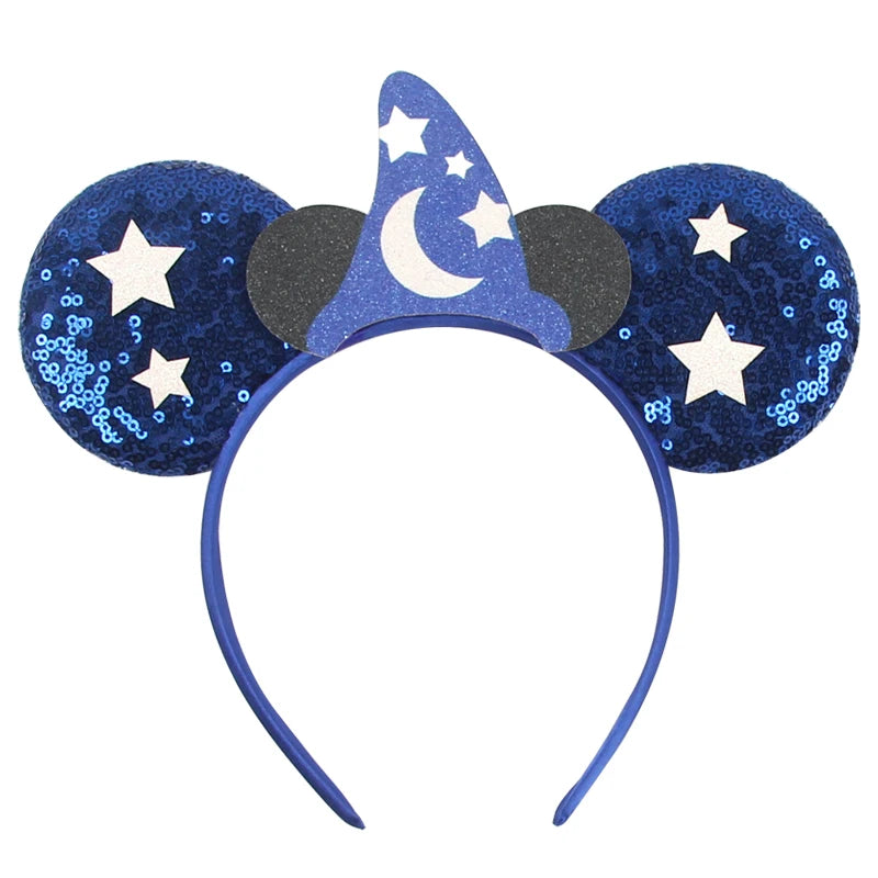 Festival Mouse Ears Headband - Glitter Cartoon Hair Accessory for Kids & Teens