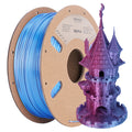 Dual Color Silk PLA Filament for 3D Printing - Color Changing, 1.75mm