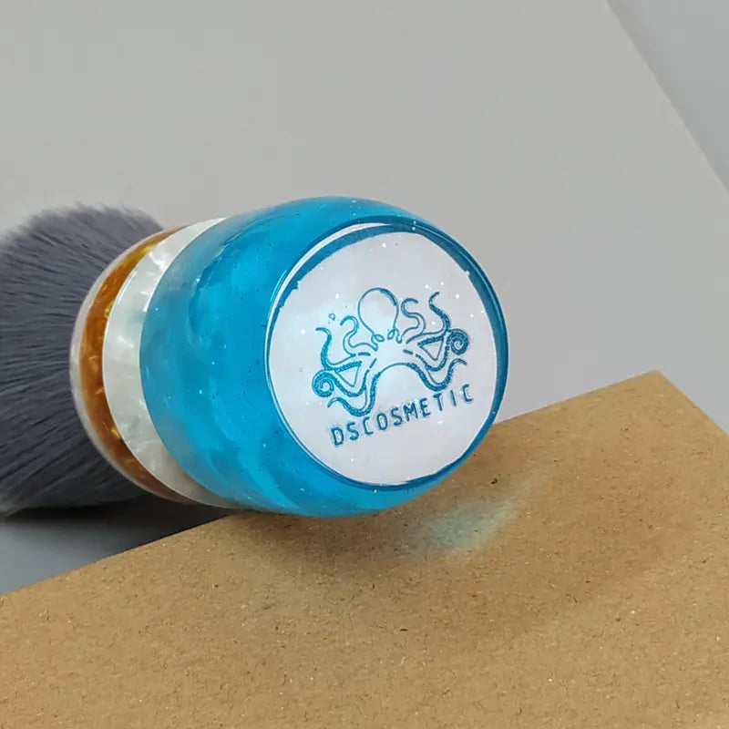 Coral Grey Synthetic Hair Shaving Brush with Resin Handle for Men