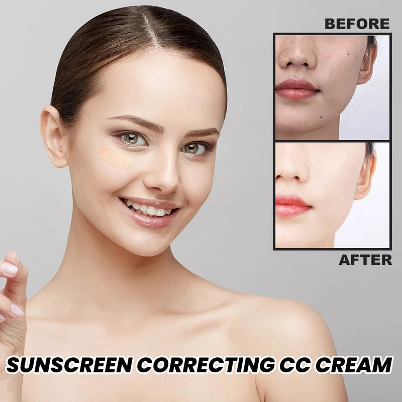 Waterproof CC Foundation Cream with Brightening & Blemish Coverage - 30ml