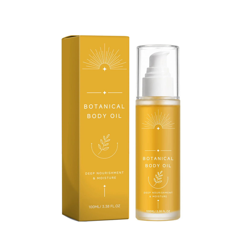 Botanical Body Moisturizing Oil for Soft, Glowing Skin - Daily Care, 3 Variants