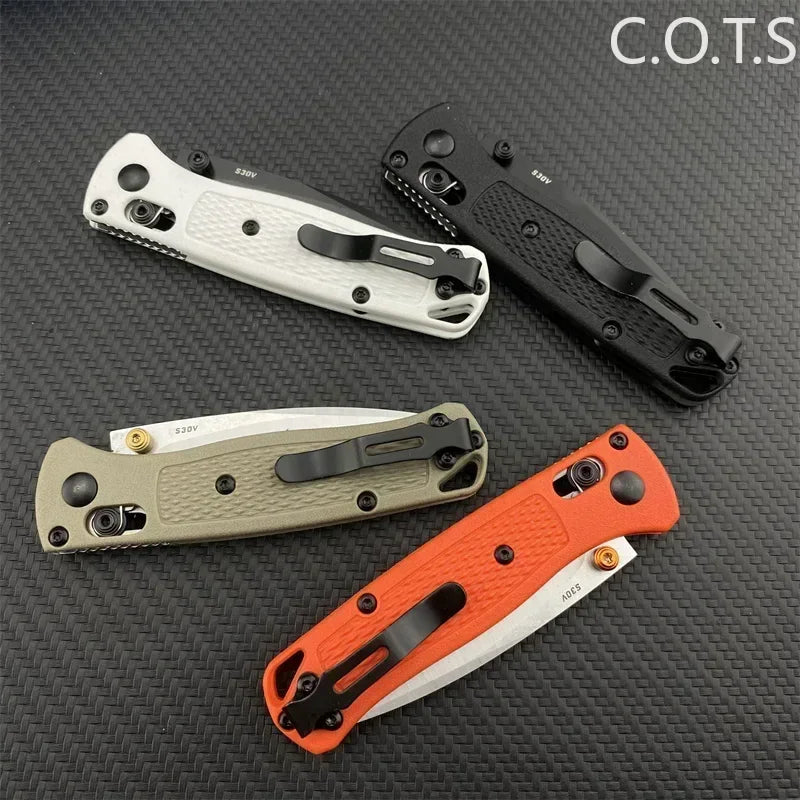 Mini Folding Pocket Knife with Nylon Wave Fiber Handle – Outdoor Self Defense & Camping Tool