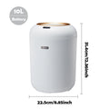 Automatic Motion Sensor Trash Can with Lid - Small Touchless Garbage Bin for Kitchen Bathroom Bedroom Office