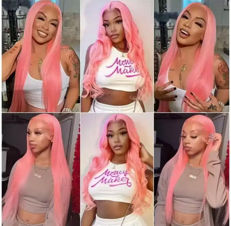 Long Silky Straight Lace Frontal Wig for Black Women - Preplucked with Baby Hair