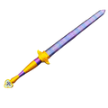 Unisex Roleplay Sword Cosplay Prop with Symbol, Long Knife for Halloween Carnival
