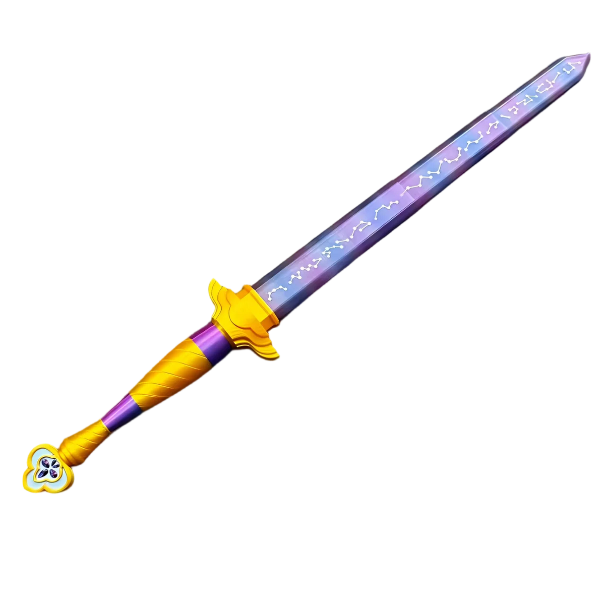 Unisex Roleplay Sword Cosplay Prop with Symbol, Long Knife for Halloween Carnival