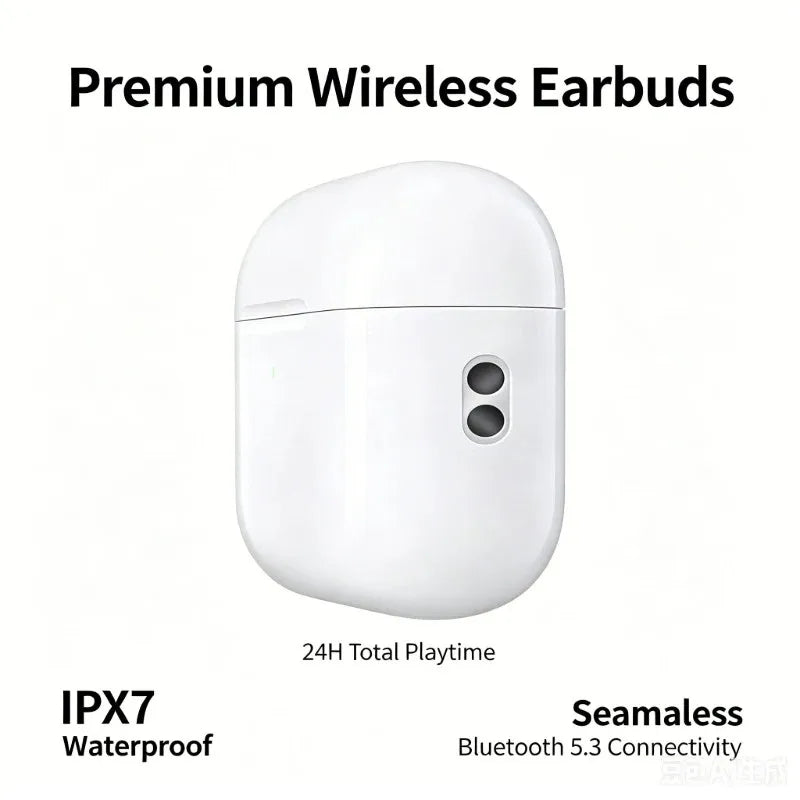 Wireless Earbuds with Heart Rate Monitoring Waterproof Noise Cancellation for Sports