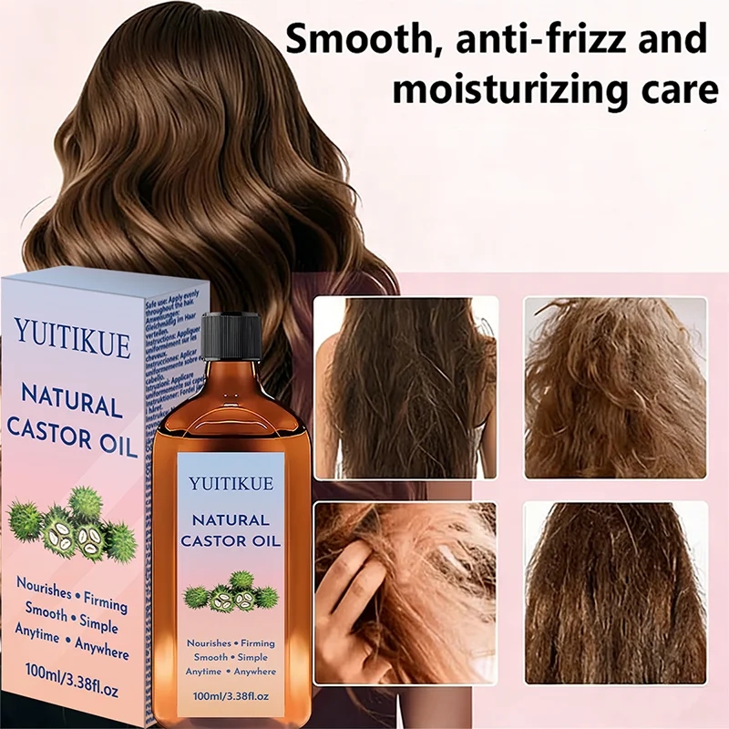 100ml Natural Castor Oil - Nourishing, Firming, Multipurpose Skin & Hair Oil
