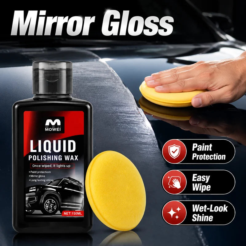 Car Paint Polishing Wax for Oxidation Removal & Scratch Repair - Bright Shine