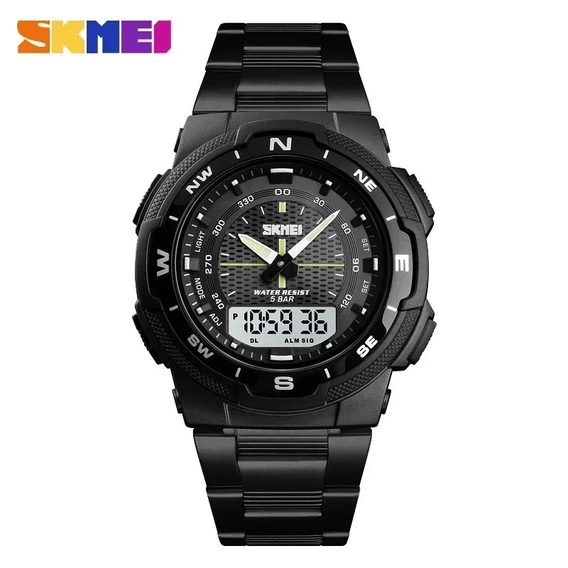 Luxury Steel Business Waterproof Watch for Men - Multiple Colors