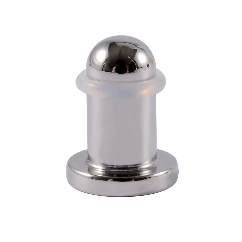 1/19pcs Surgical Steel Mirror Face Ear Plugs Tunnels Body Piercing Jewelry