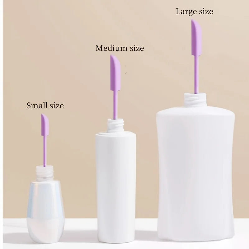Reusable Silicone Spatulas Set - Eco-Friendly Cosmetic & Makeup Scrapers, Travel-Friendly, Easy to Clean