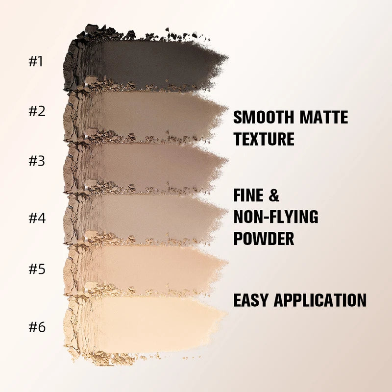 Long-Lasting Neutral Eyeshadow Palette with 3 Brushes - Matte & Waterproof Finish