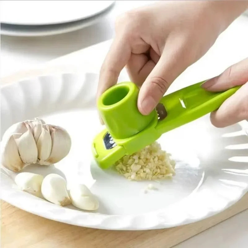 Mini Garlic Grinder and Peeling Machine - Portable Multi-Functional Kitchen Tool
