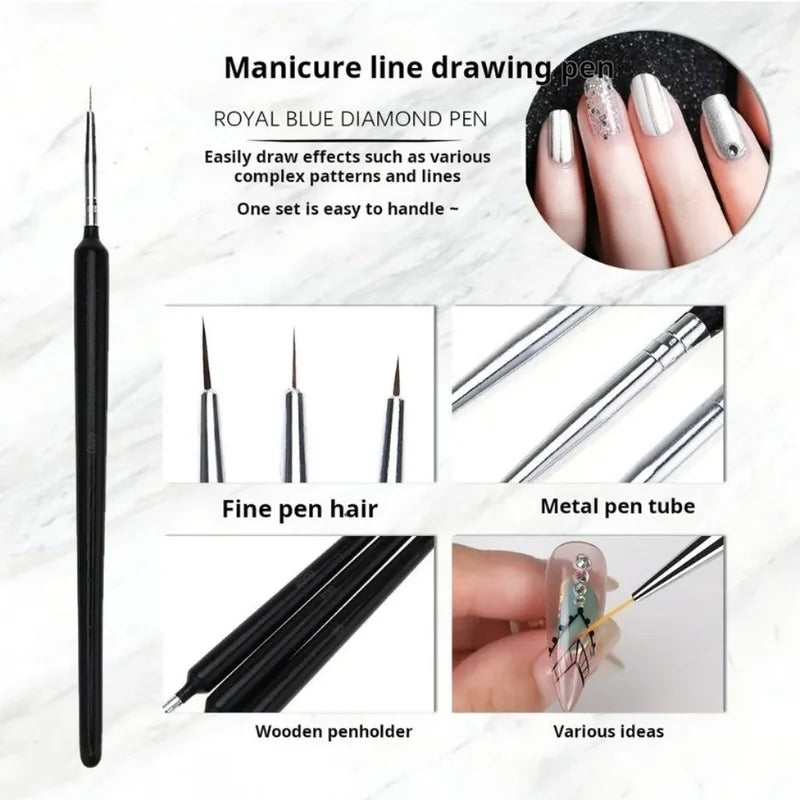 Miniature Art Paint Brush Set - Watercolor, Gouache & Oil Painting Brushes