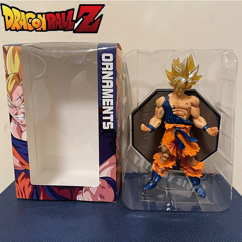 Dragon Ball Son Goku Super Saiyan Anime Action Figure 16cm Collectible Model Gift for Kids