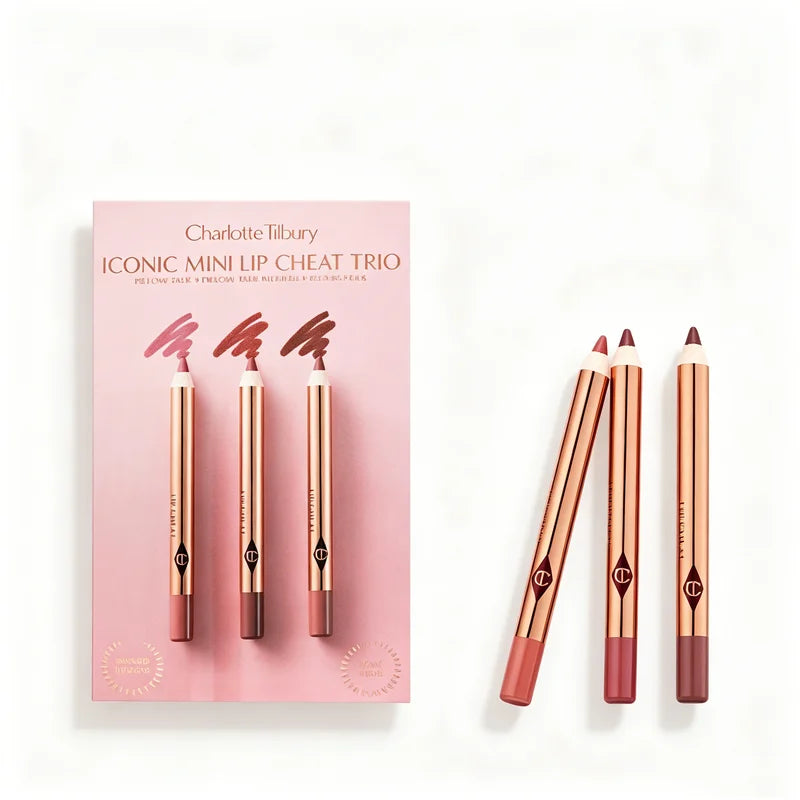 Lip Liner Lipstick Set - Flawless, Waterproof, Buildable Coverage