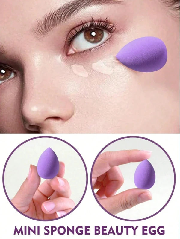 Mini Makeup Blender Sponges 3/20/60pcs Reusable Water Drop Shape Cosmetic Tools