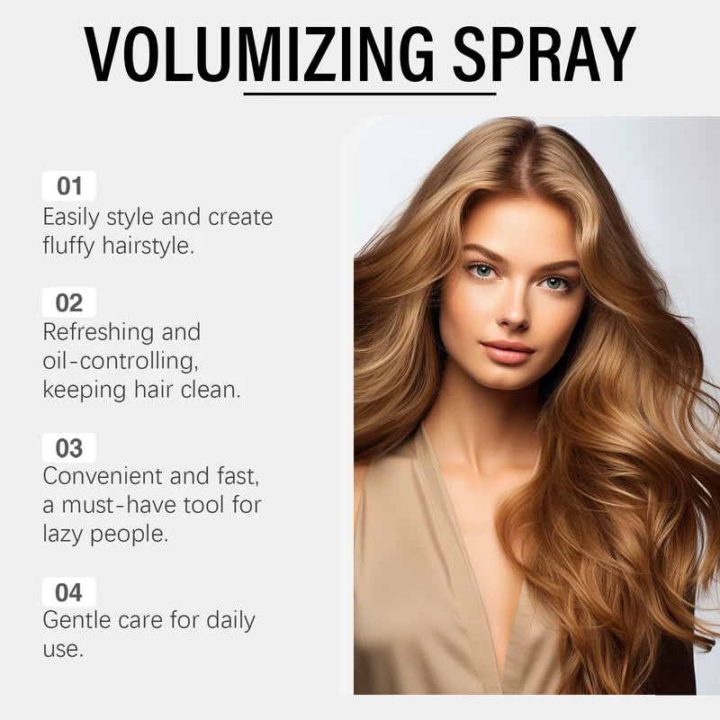 Volumizing Hair Spray - Fluffy, Non-Greasy, Quick-Dry, Long-Lasting Styling