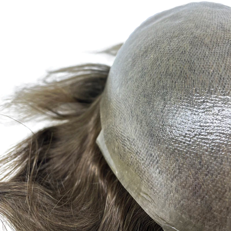 Ultra-Thin Skin Invisible Men’s Wig Capillary Prosthesis - Natural Hairline
