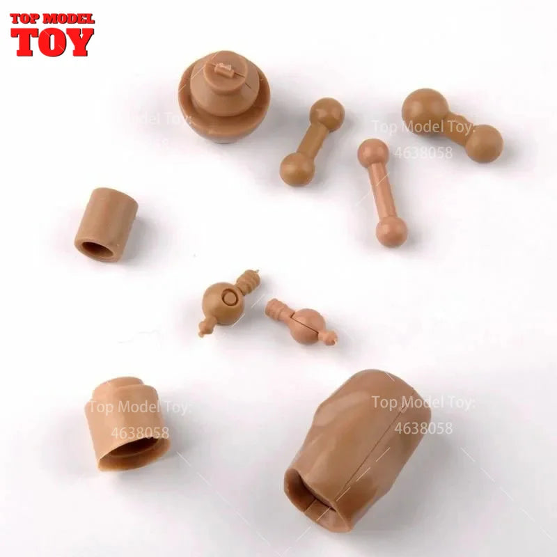 6-Set 1/6 Scale Action Figure Neck & Body Connectors for 12" Dolls