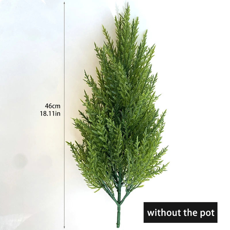 Artificial Small Pine Tree for Living Room and Holiday Decor - Green, Olive, Army Green