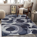 Luxury Machine-Made Polyester Carpet Rug for Living Room & Bedroom - Thick & Stain-Resistant