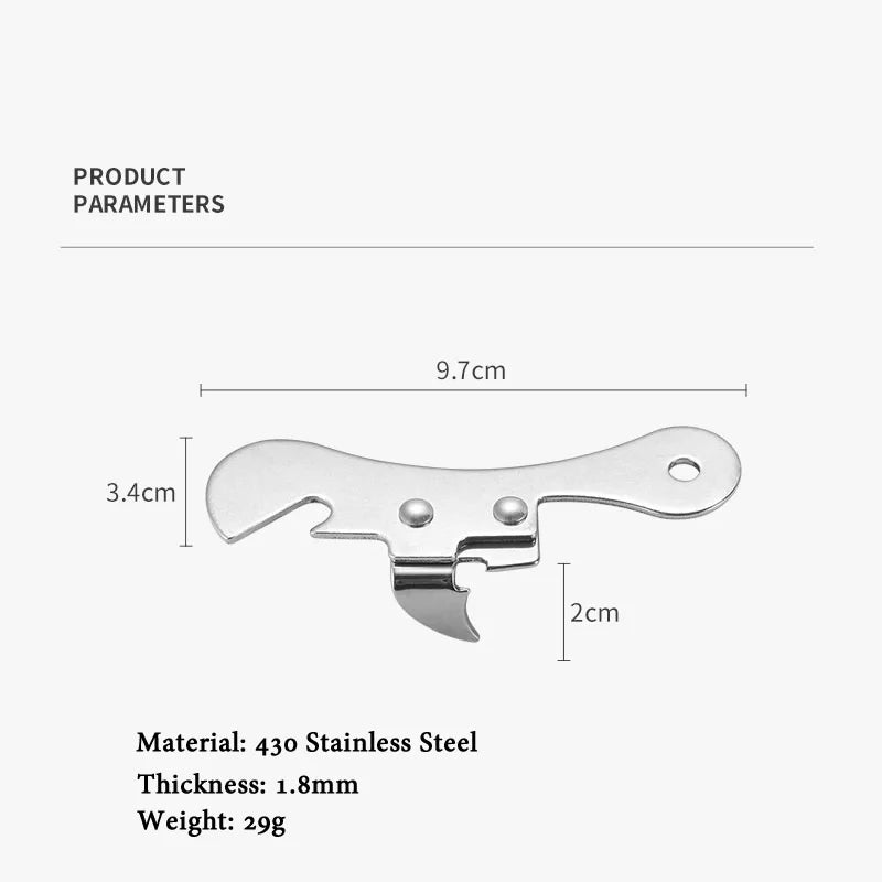 Multi-Color Portable Bottle and Jar Opener Kitchen Gadget, Can & Bottle Opening Tool