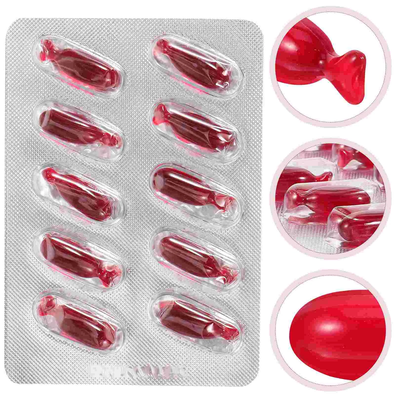 Fake Blood Capsules for Halloween & Pranks - Edible Simulated Blood Pack