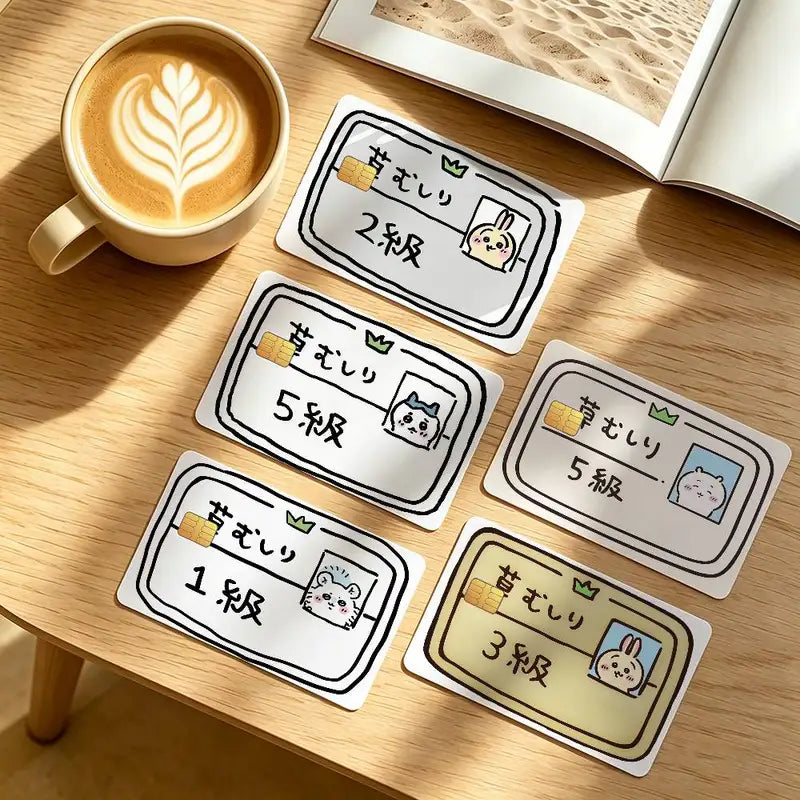 Waterproof Card Sticker Set for Credit Card & Public Transit Protection - 4 Pack