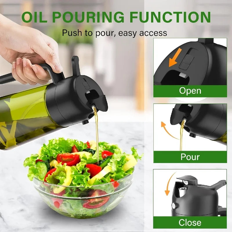 Oil Spray Bottle for Cooking Household Kitchen Spray Olive Oil Dispenser