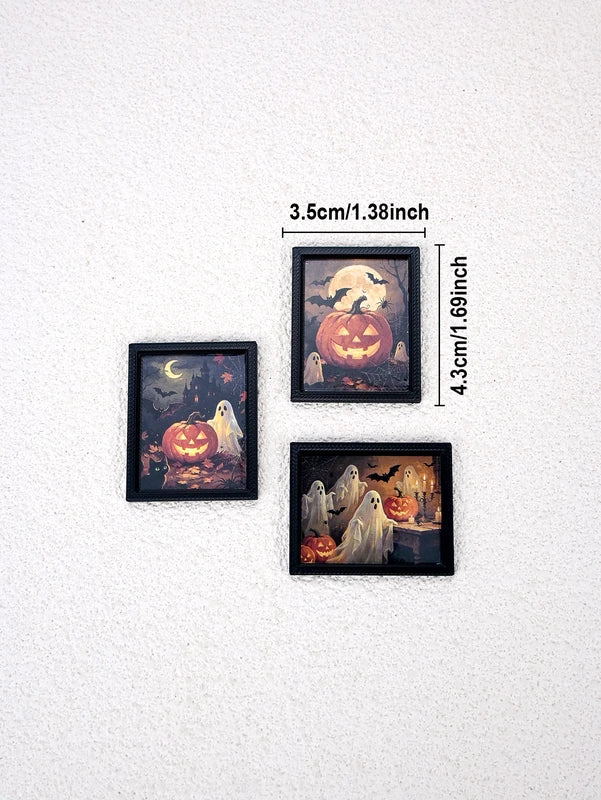 Halloween Wall Hanging Decoration Miniatures for Dollhouse & Home Decor