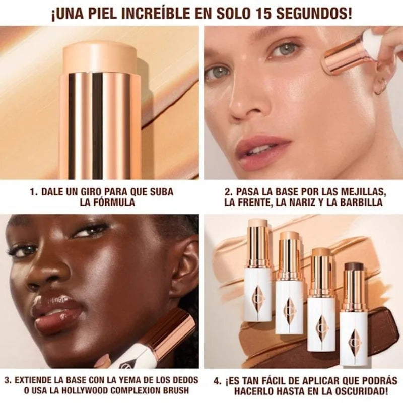 Charlotte Tilbury Makeup Highlighter Stick for Brightening & Concealing - Hydrating Lip Gloss & Mirror Shine