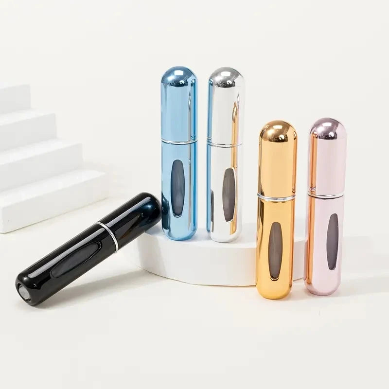 5ml Perfume Sample Spray Bottles Set - Portable Refillable Sub-bottles for Travel & Sampling