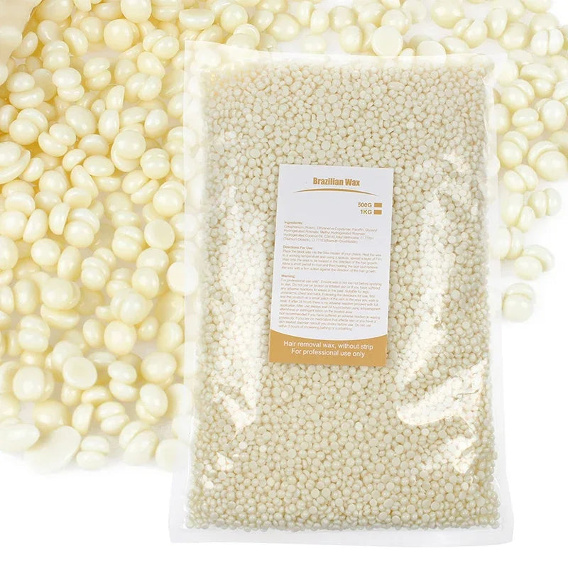 1000g Hard Wax Beans for Painless Hair Removal, Suitable for Bikini Face Body
