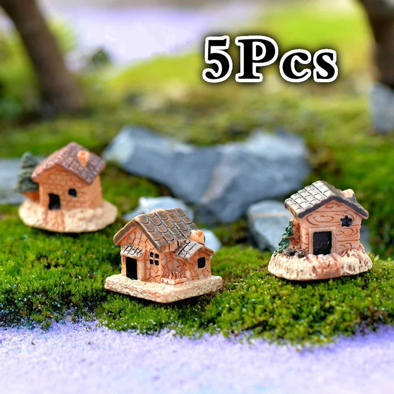 Mini Doll House Stones Set - Resin Garden & Home Decor for DIY Landscaping