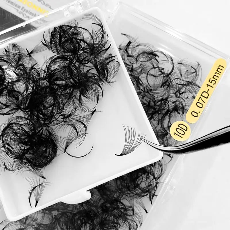 Premium Premade Eyelash Extension Fans - Volume Lash Bouquets for Lash Extensions
