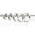 Sterling Silver Rose Gold Small Hoop Earrings for Women Girls Gift Jewelry