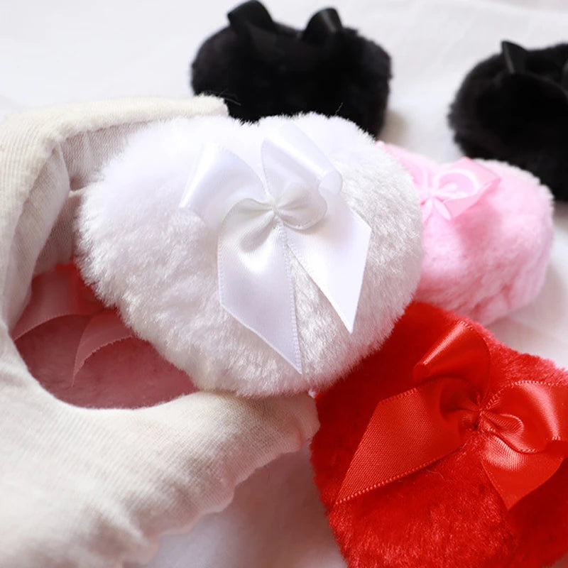 Large Fluffy Powder Puff Makeup Sponge Velour Reusable Face & Body Applicator