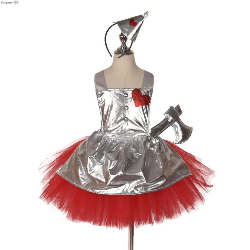 Halloween Wizard of Oz Costume Dress for Girls - Cosplay Party Dress Up Set