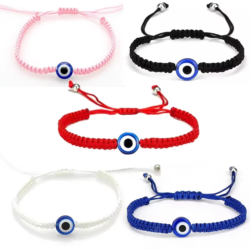 Turkish Evil Eye Bracelets for Men Women Woven Rope Jewelry Gift Trendy Accessories