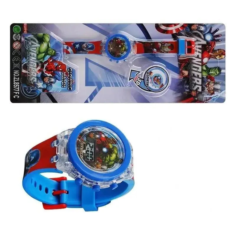 Children's Cartoon Electronic Flash Watch - Boys & Girls Student Gift