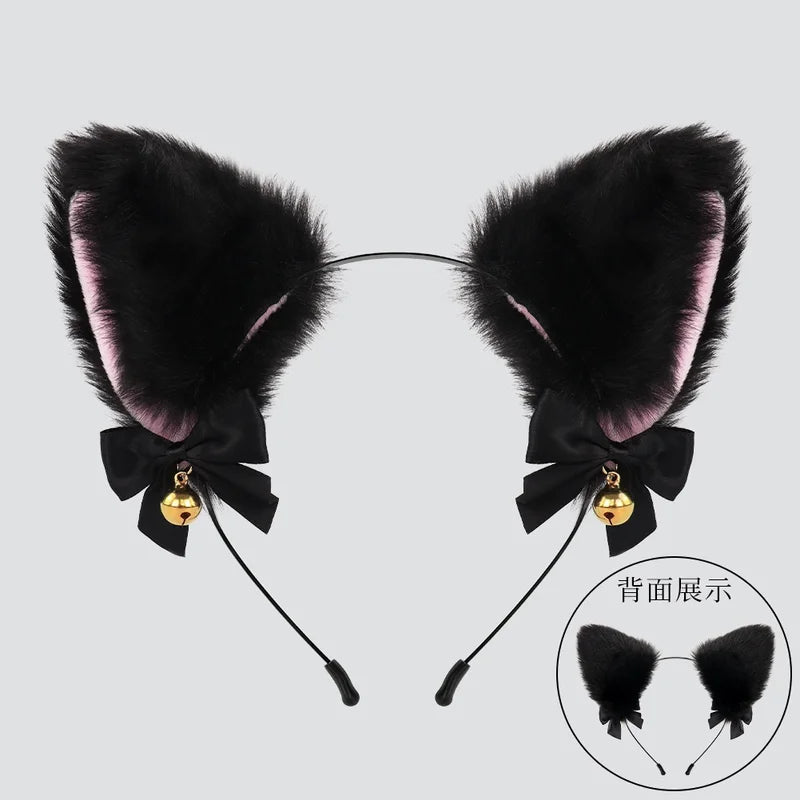 Halloween Cat Costume Set for Girls with Headband, Tail, Gloves - Multiple Colors