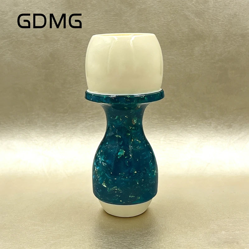 Deep Sea Star Handle Handmade Beard Brush Resin Handle Grooming Brush