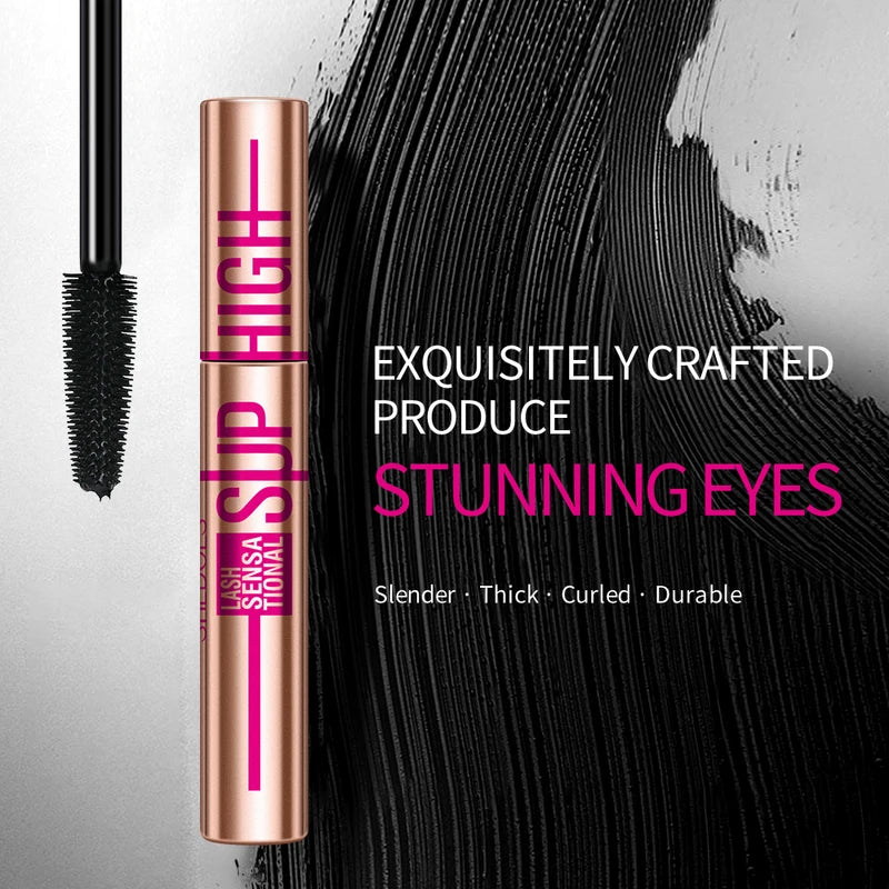 Waterproof Curling Mascara for Natural Eye Makeup - Thick & Thin Formulas