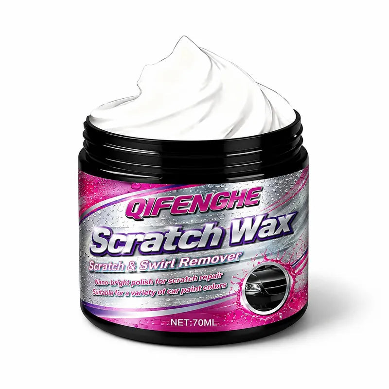 Car Scratch Repair Wax 70ml Nano Polishing Paste Swirl Remover for All Vehicle Colors