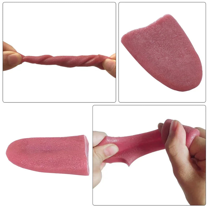 Realistic Fake Tongue Prank Prop for Halloween and Party Fun